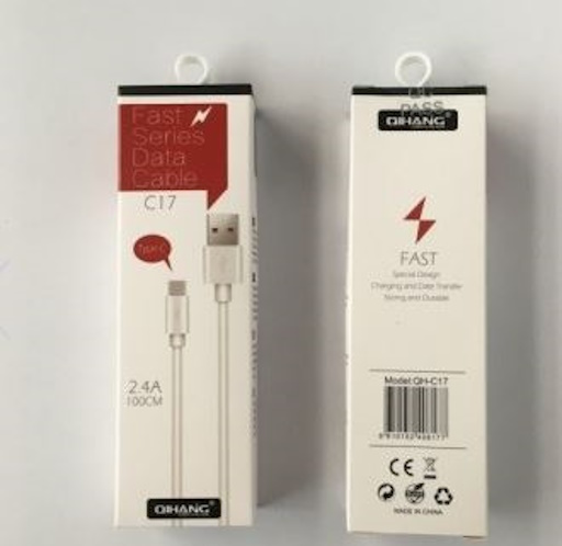 CABLE TIPO C CARGA RAPIDA 1M QH-C17