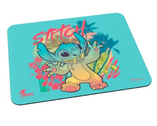 Mouse Pad Xtech XTA-D100ST-BL - Antideslizante, 220x180mm, Edición Disney Stitch