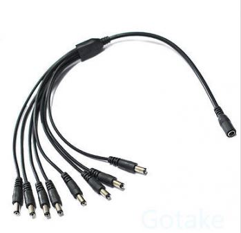 Cable Pulpo Alimentación 1x8 Cámaras Seguridad